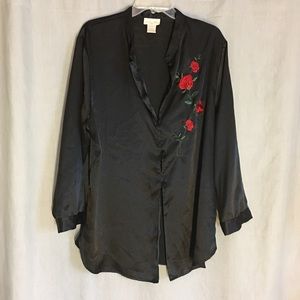 Inner Most Black Pajama Top Size L